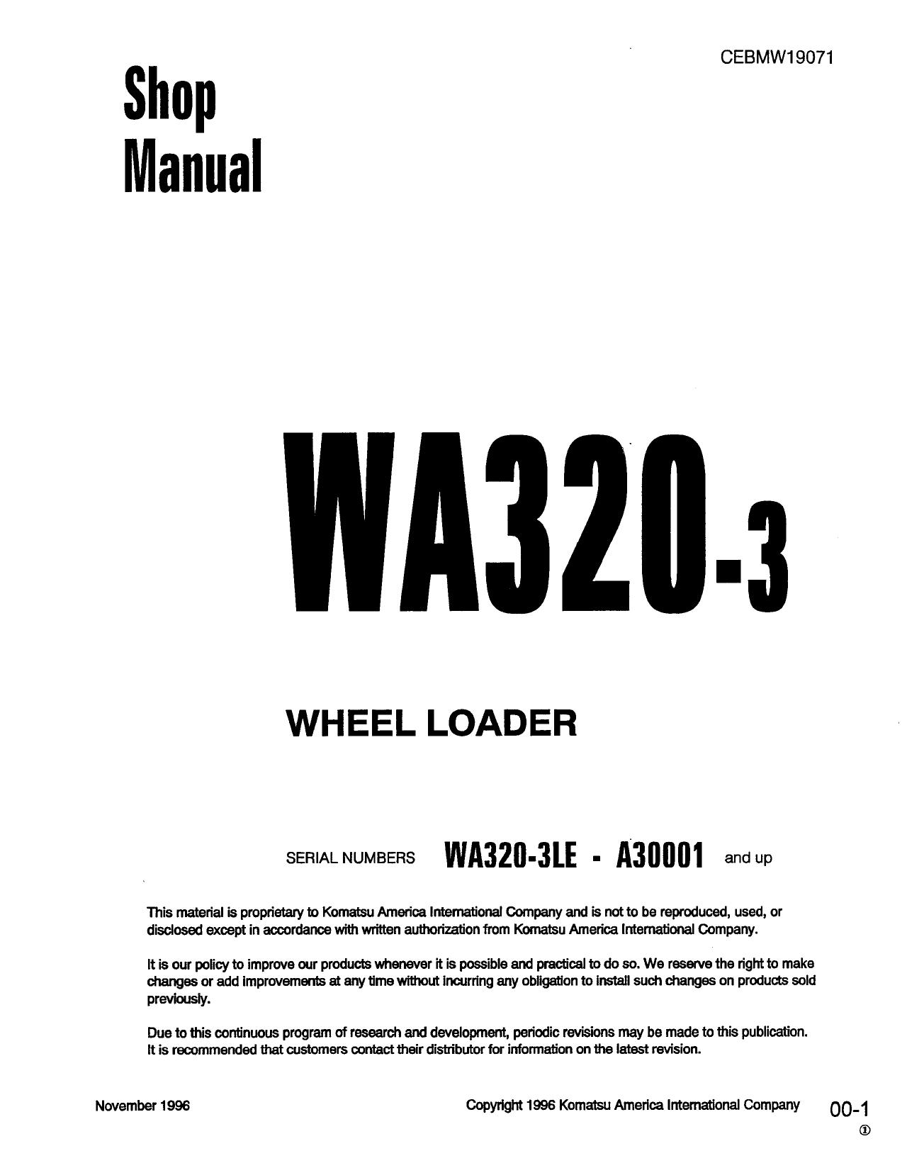 WA320-3 Shop Manual (2)